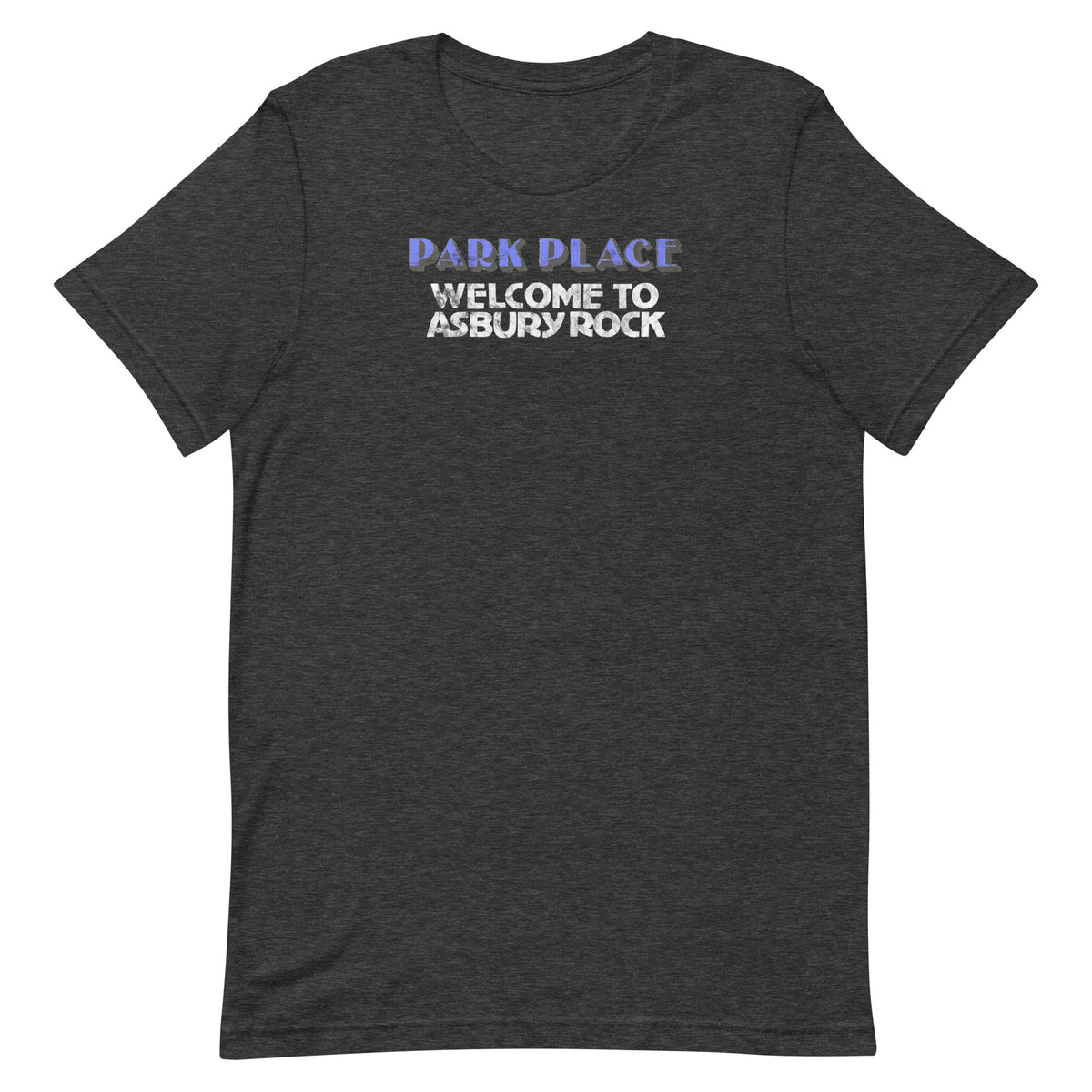Park Place - ASBURY PARK - Unisex t-shirt Dark Grey Heather
