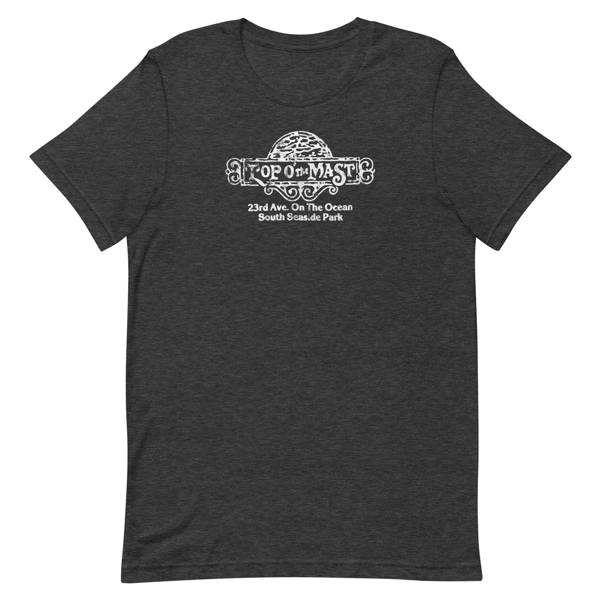 Top O' The Mast - SEASIDE PARK - Unisex t-shirt Dark Grey Heather