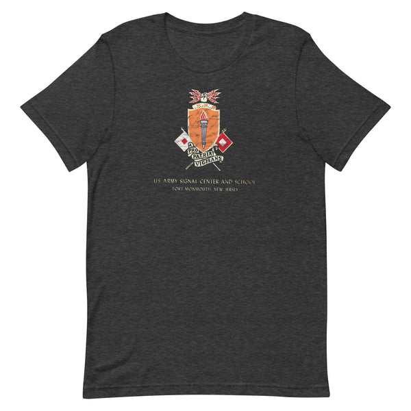 Fort Monmouth U.S. Army Signal Center and School - EATONTOWN - Unisex t-shirt Dark Grey Heather