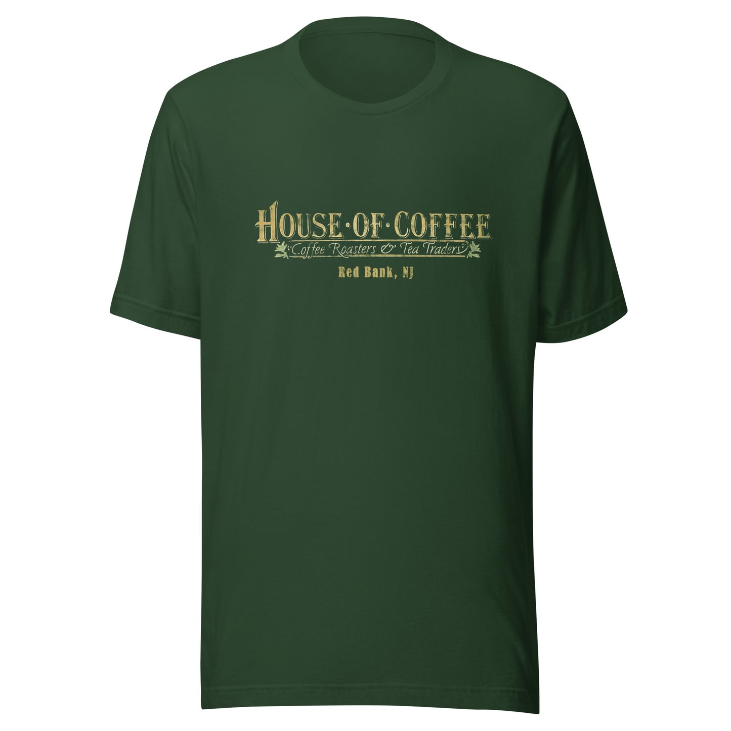 House of Coffee - RED BANK - Unisex t-shirt Forest