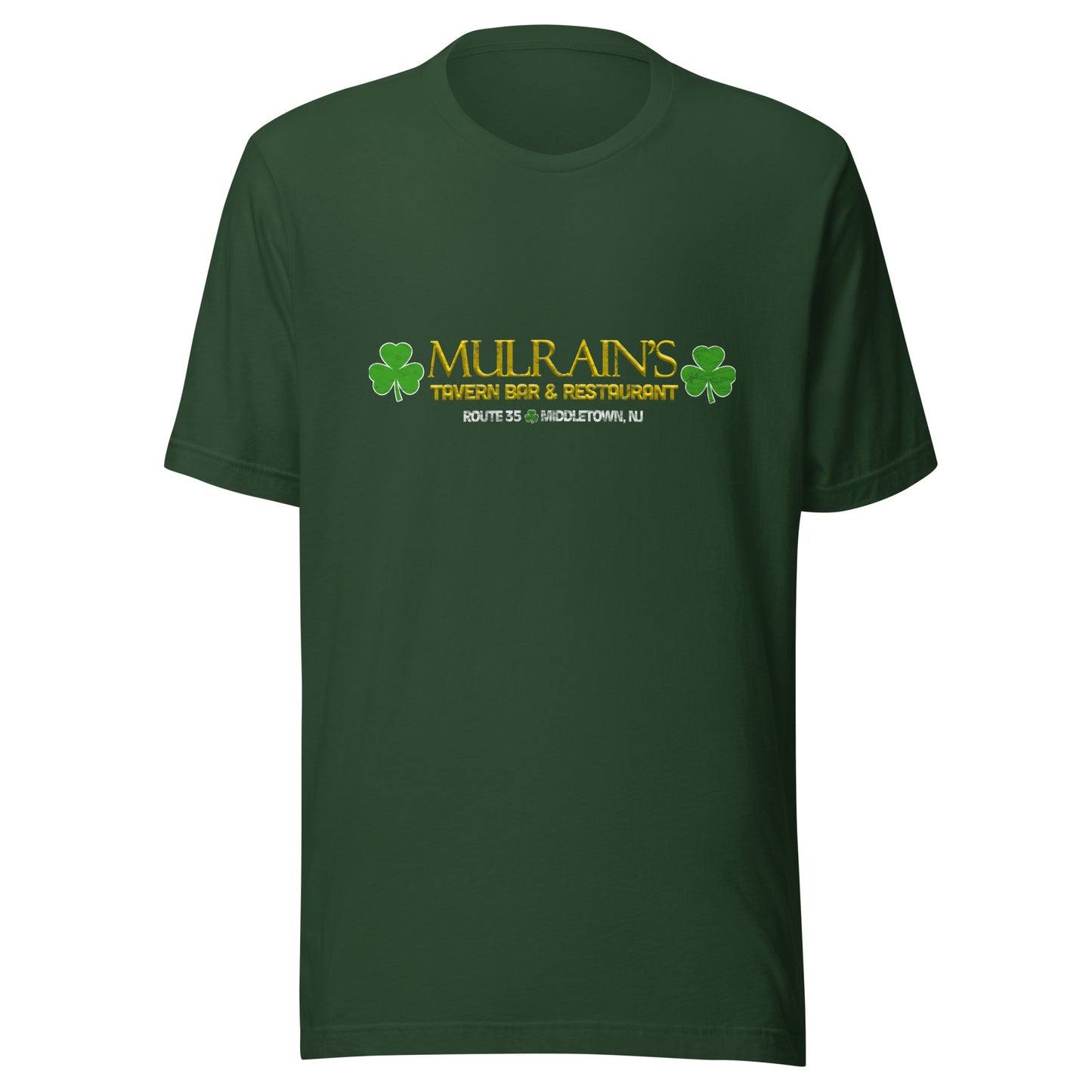 Mulrain's Tavern Bar & Restaurant - MIDDLETOWN - Unisex t-shirt Forest