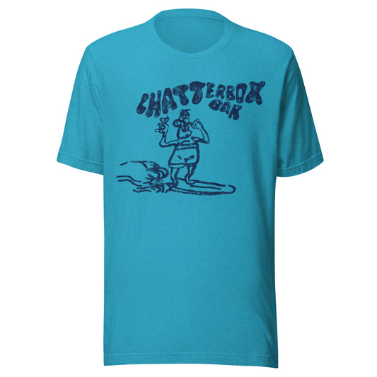 The Original Chatterbox Bar - SEASIDE HEIGHTS - Unisex t-shirt Heather Aqua