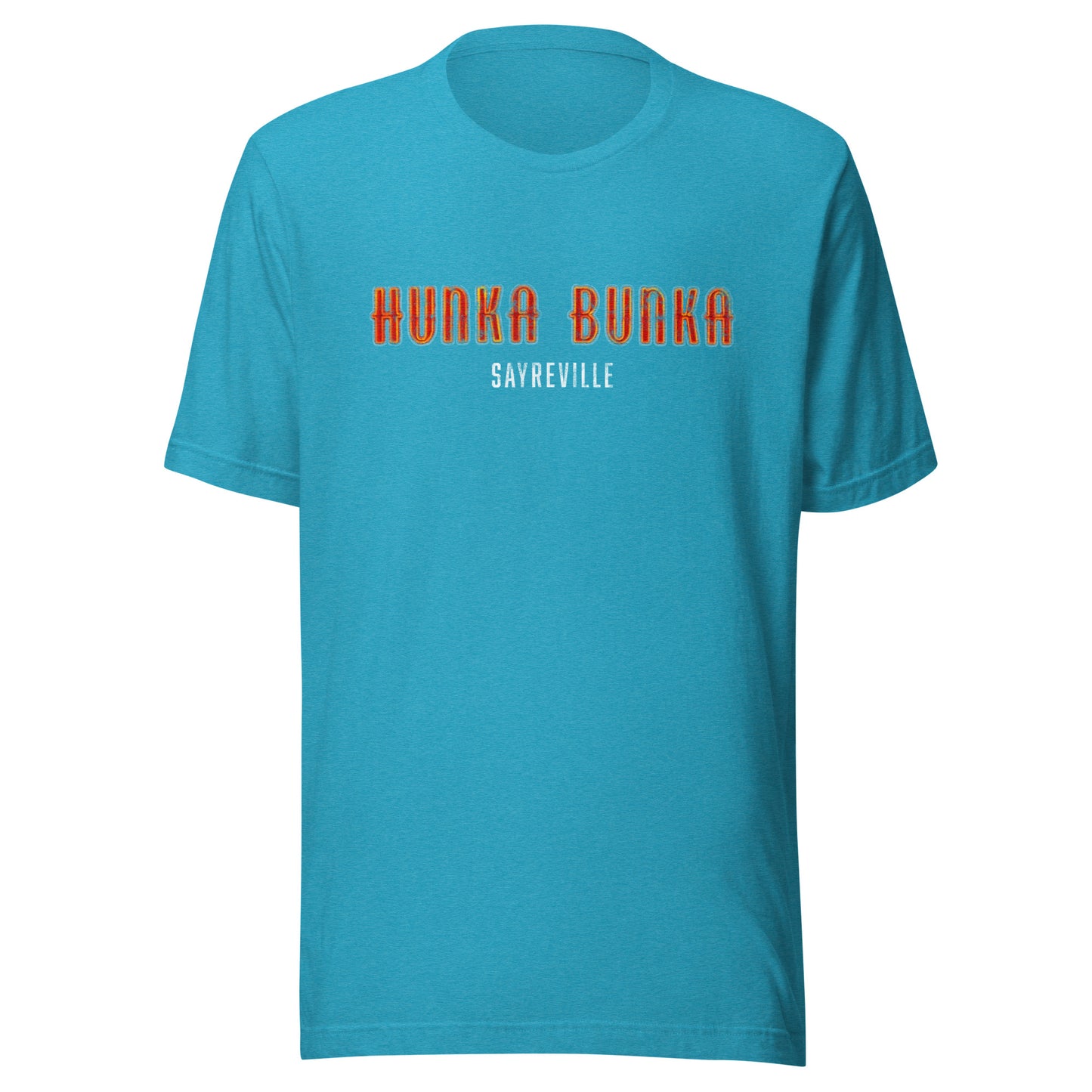 HUNKA BUNKA - SAYREVILLE - Short sleeve t-shirt Heather Aqua