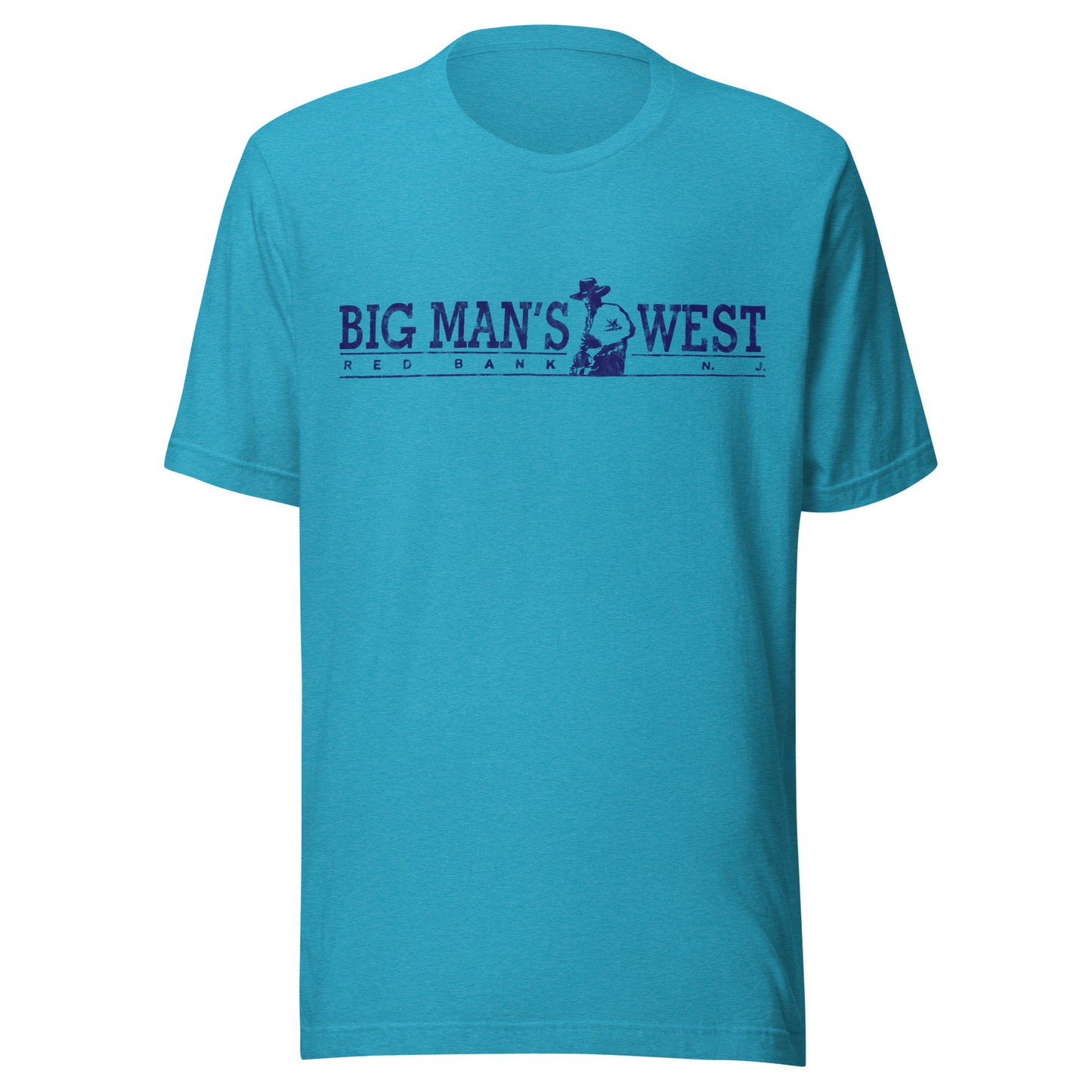 Big Man's West - RED BANK - Short sleeve t-shirt Heather Aqua