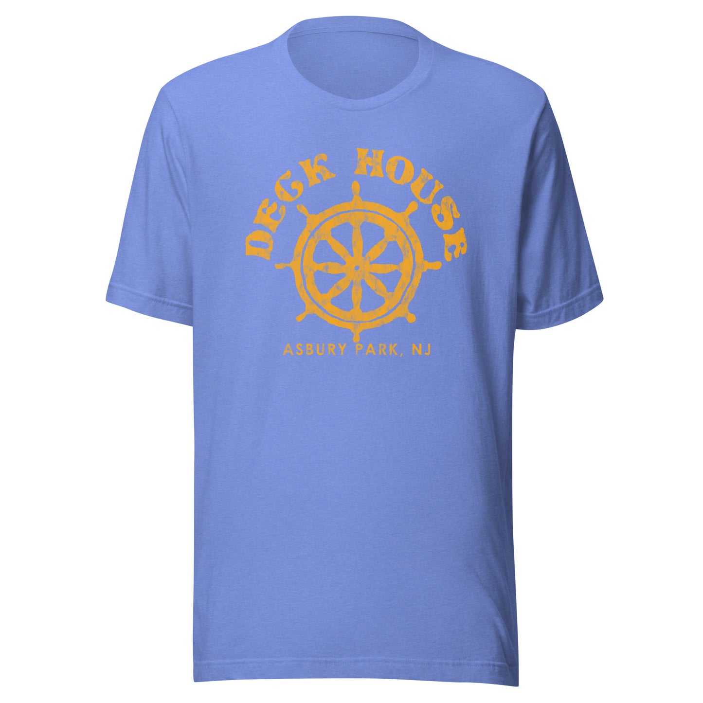 Deck House - ASBURY PARK - Unisex t-shirt Heather Columbia Blue