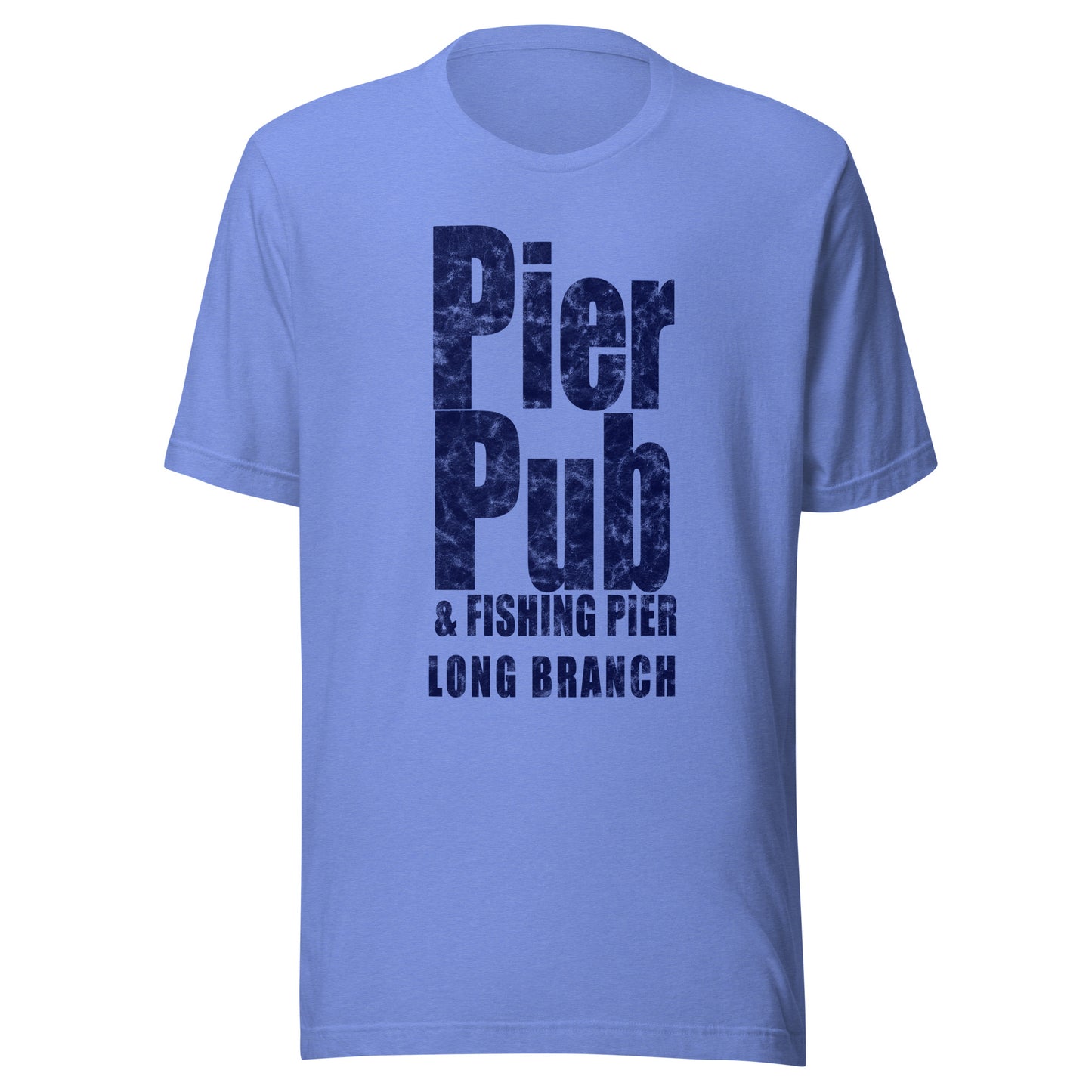 Pier Pub - LONG BRANCH - Unisex t-shirt Heather Columbia Blue