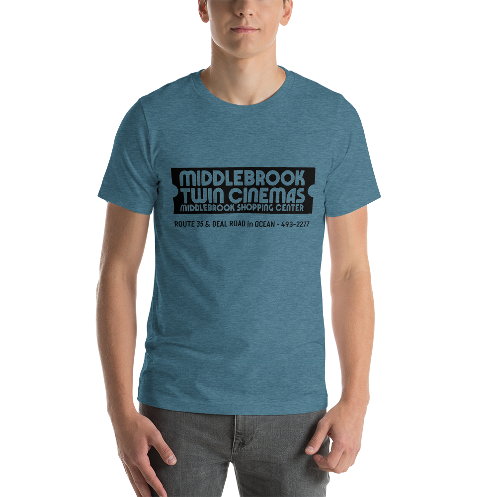Middlebrook Twin Cinema - OCEAN - Unisex t-shirt Heather Deep Teal