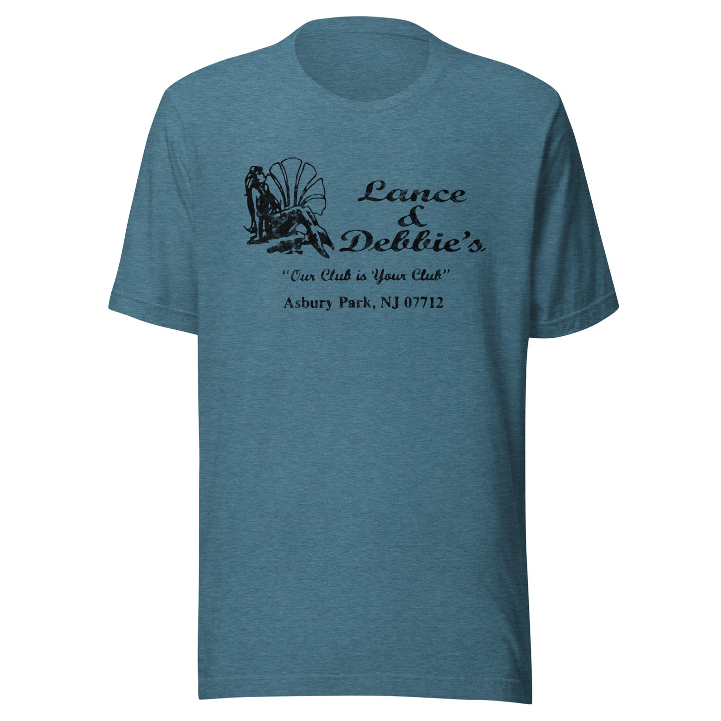Lance & Debbie's - ASBURY PARK - Unisex t-shirt Heather Deep Teal