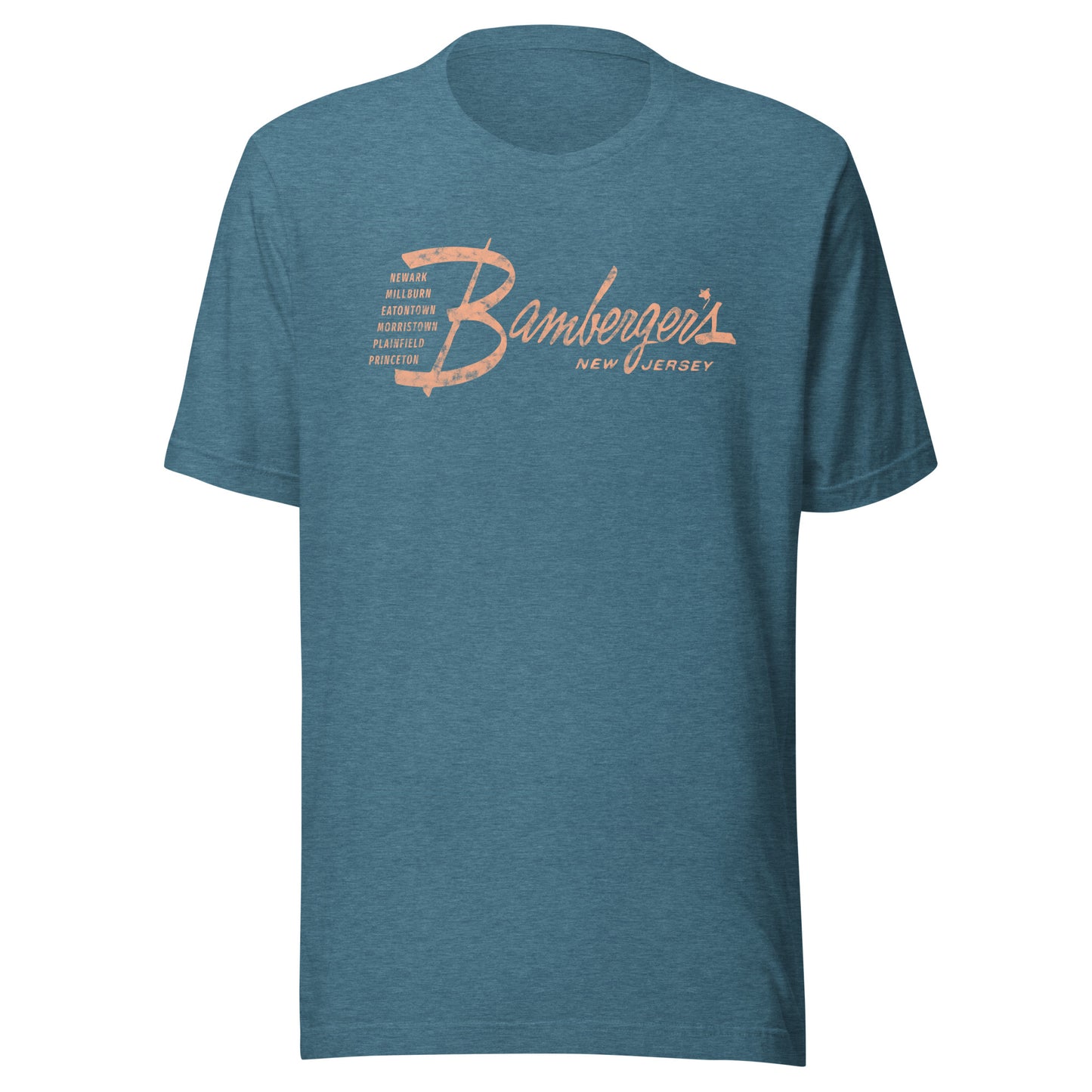 Bamberger's - NEW JERSEY - Unisex t-shirt Heather Deep Teal