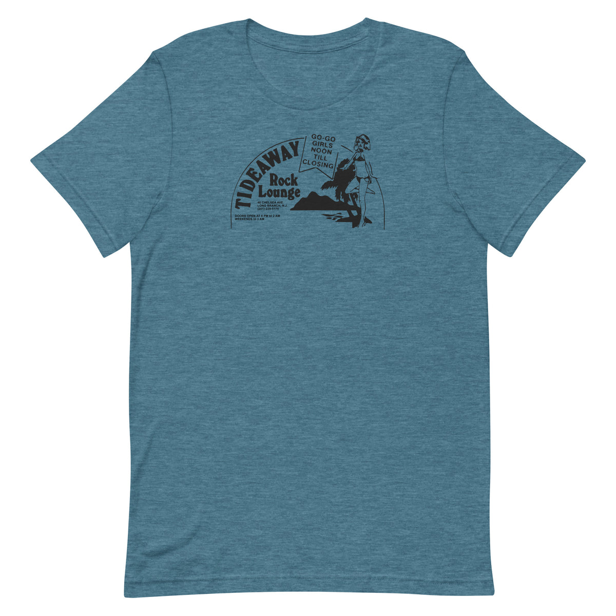 Tideaway Rock Lounge - LONG BRANCH - Short-Sleeve Unisex T-Shirt