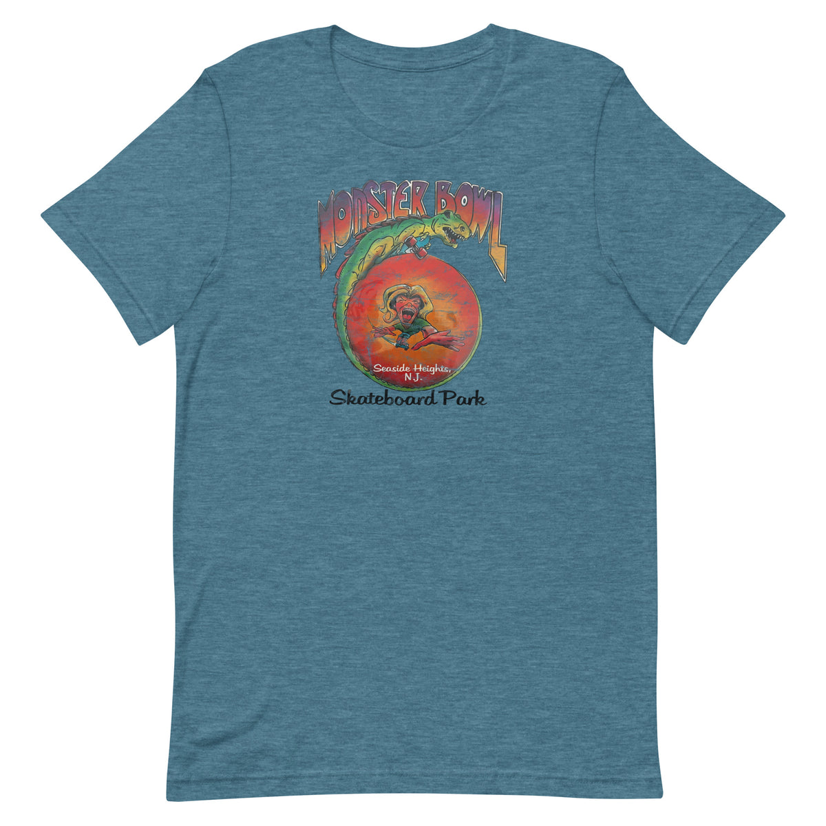 Monster Bowl Skateboard Park - SEASIDE HEIGHTS - Unisex t-shirt