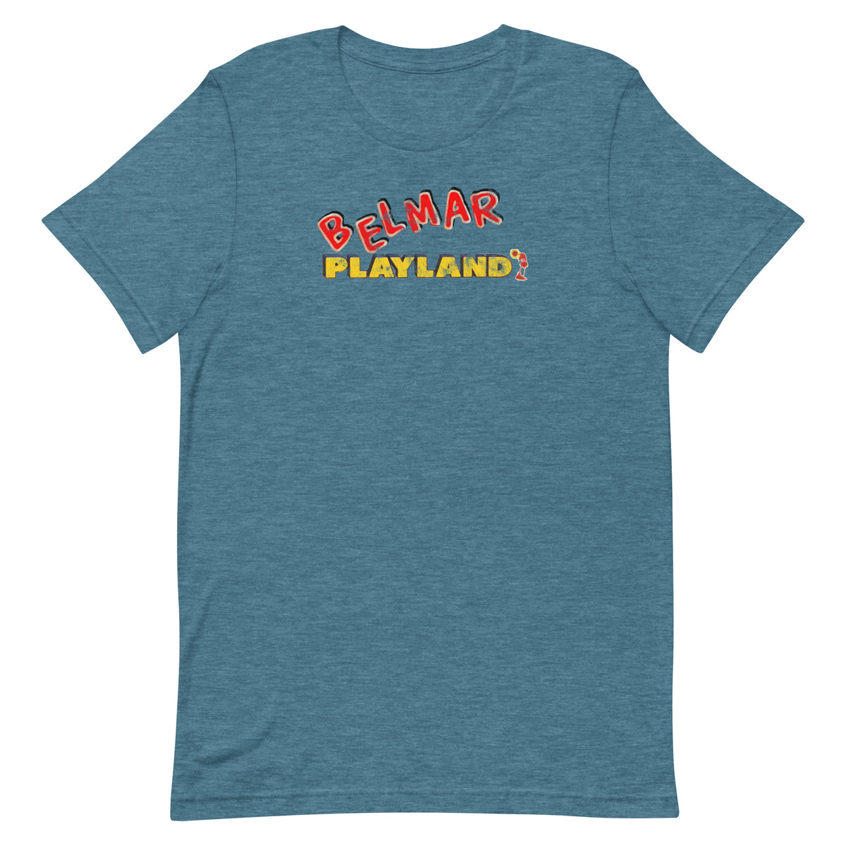 Belmar Playland - BELMAR - Unisex t-shirt Heather Deep Teal