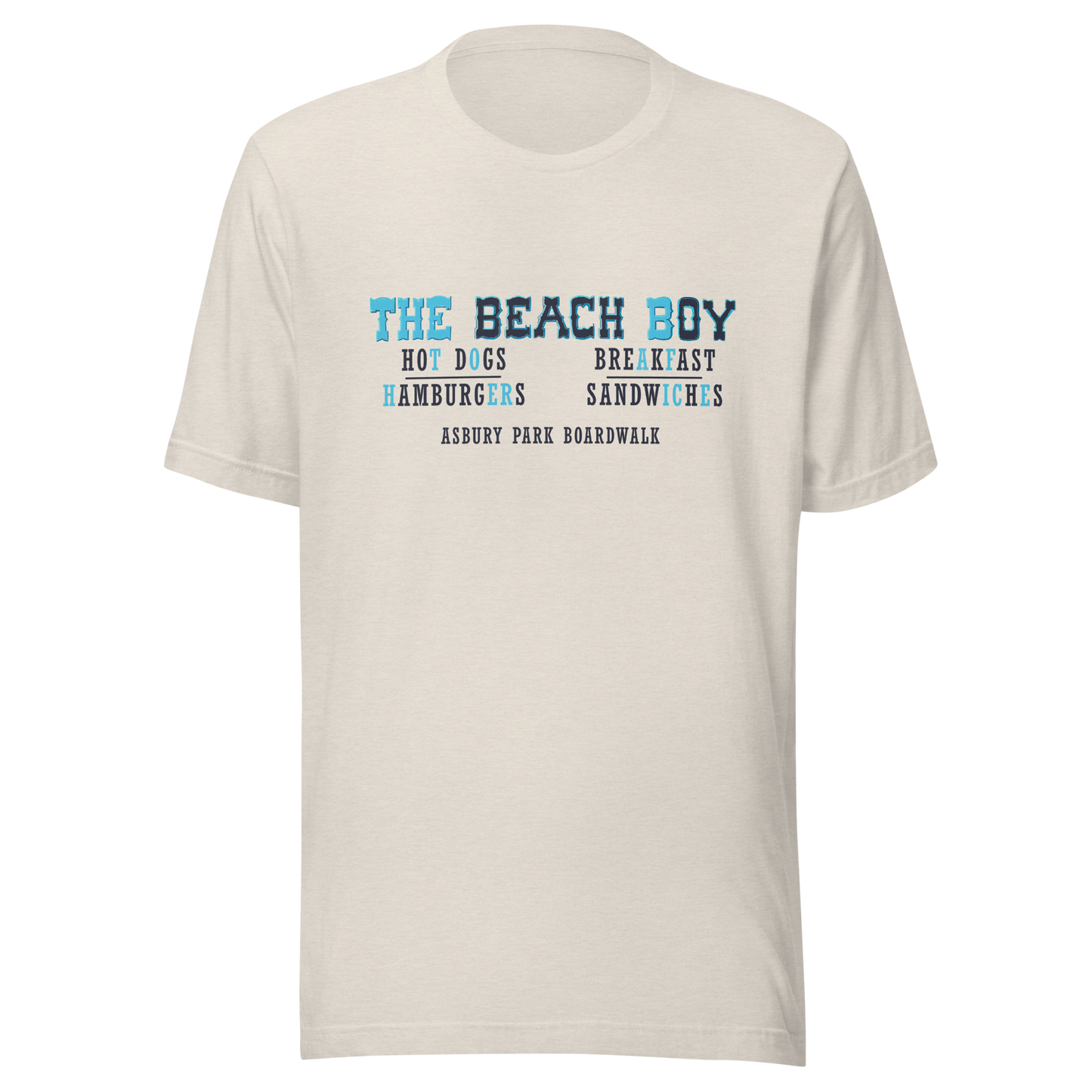 The Beach Boy - ASBURY PARK - Unisex t-shirt Heather Dust