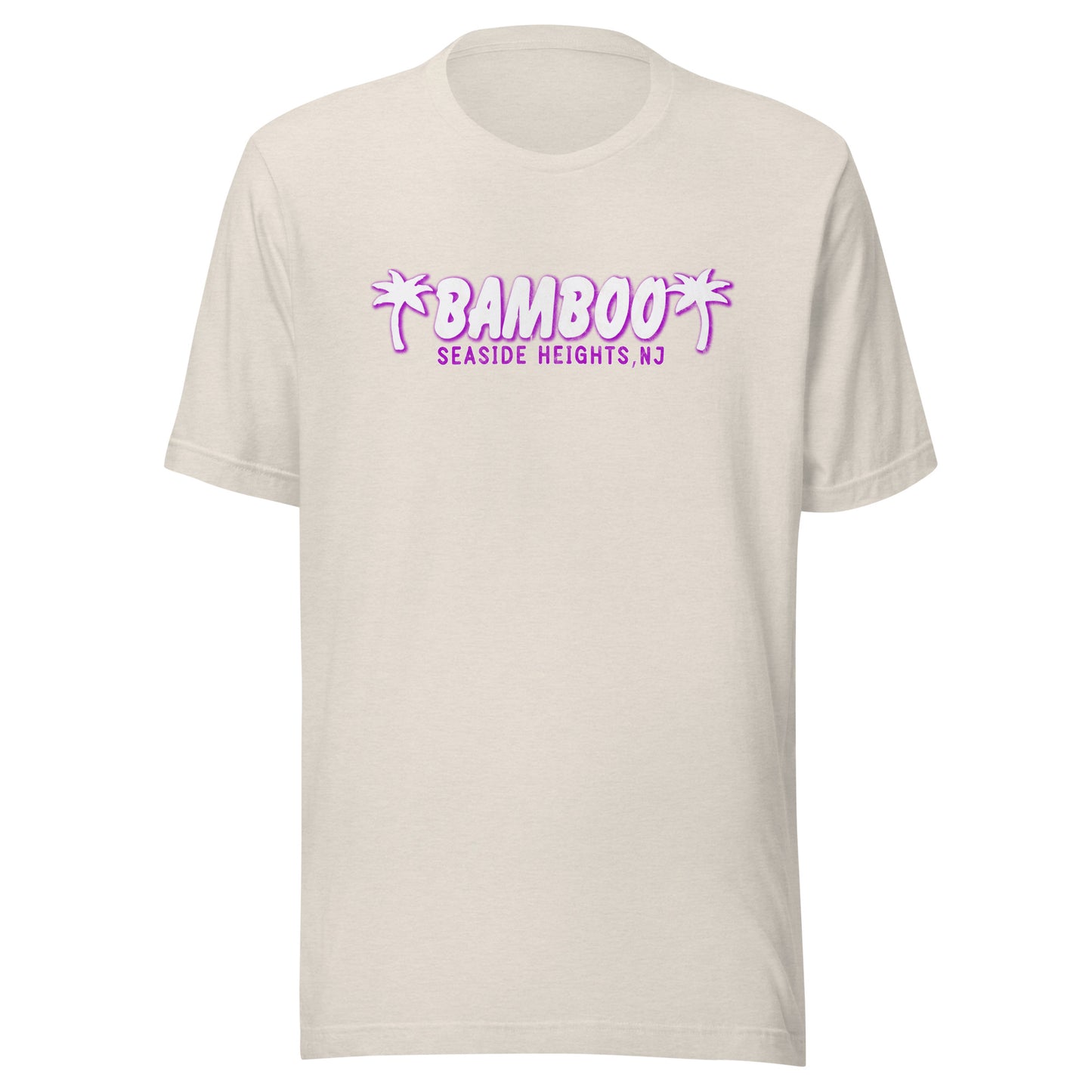 Bamboo - SEASIDE HEIGHTS - Unisex t-shirt Heather Dust