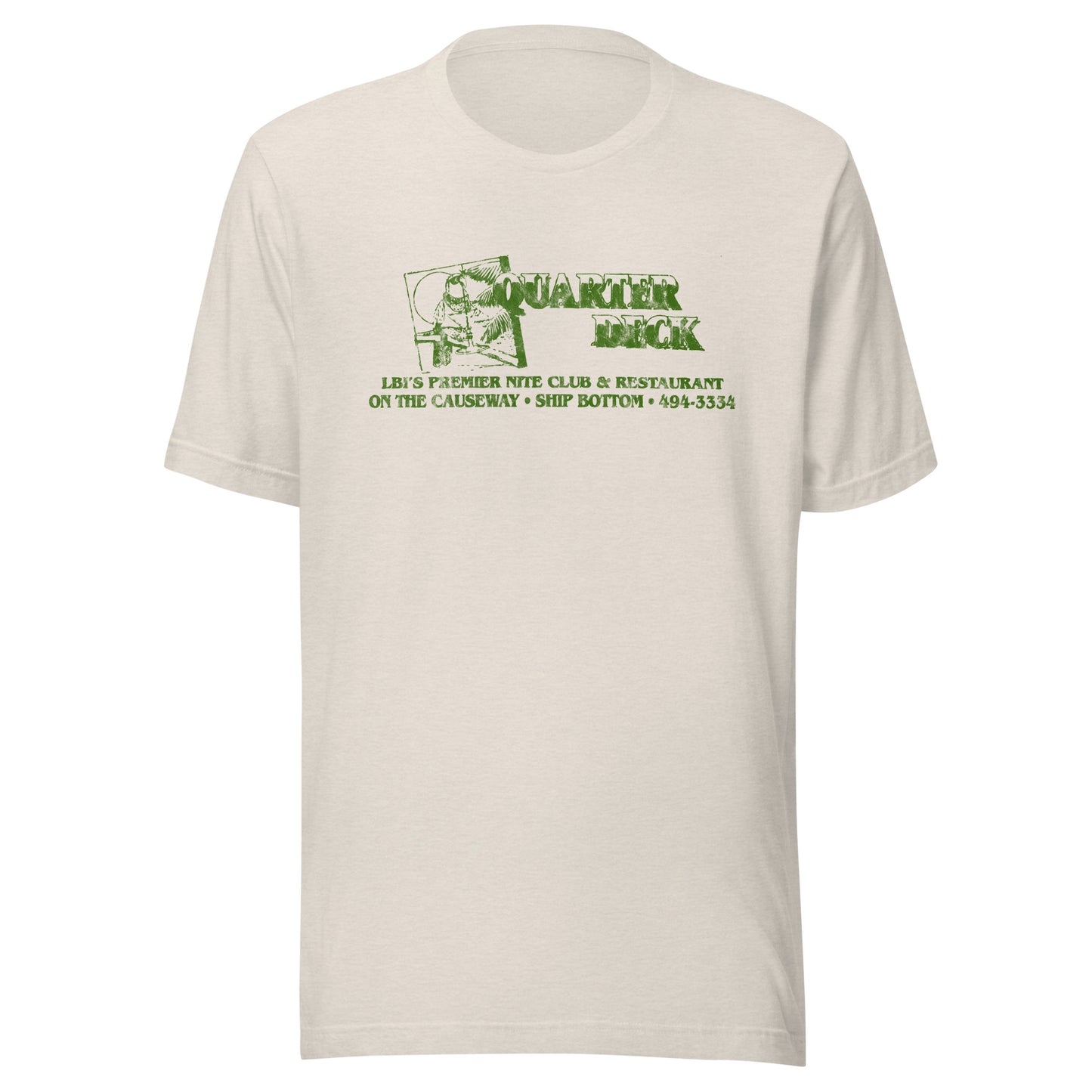 Quarterdeck Inn - SHIP BOTTOM - Unisex t-shirt Heather Dust