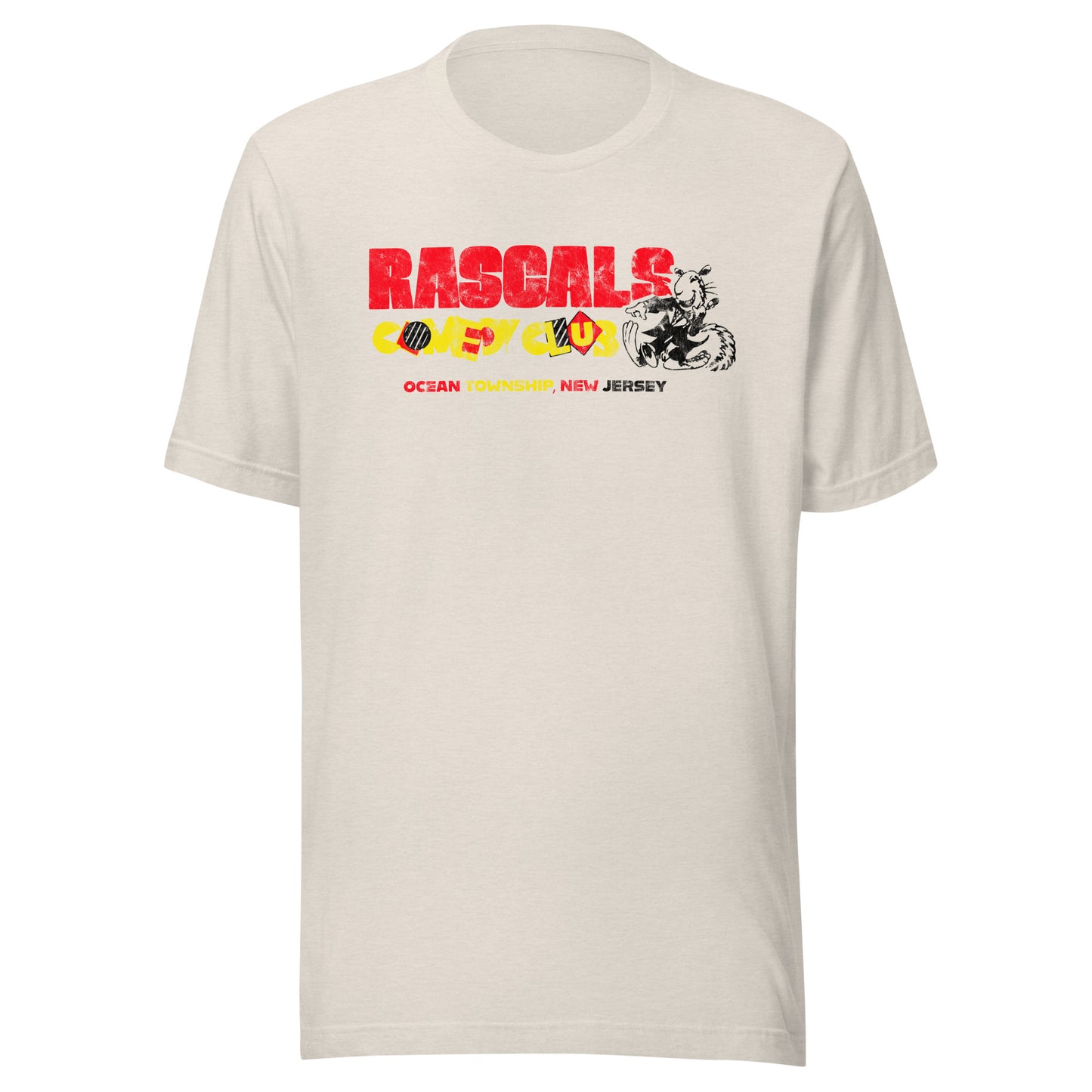 Rascals Comedy Club - OCEAN - Short sleeve t-shirt Heather Dust