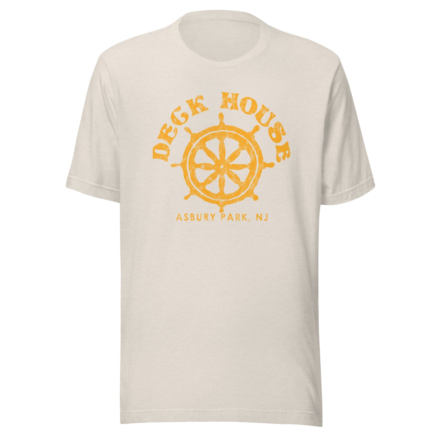Deck House - ASBURY PARK - Unisex t-shirt Heather Dust