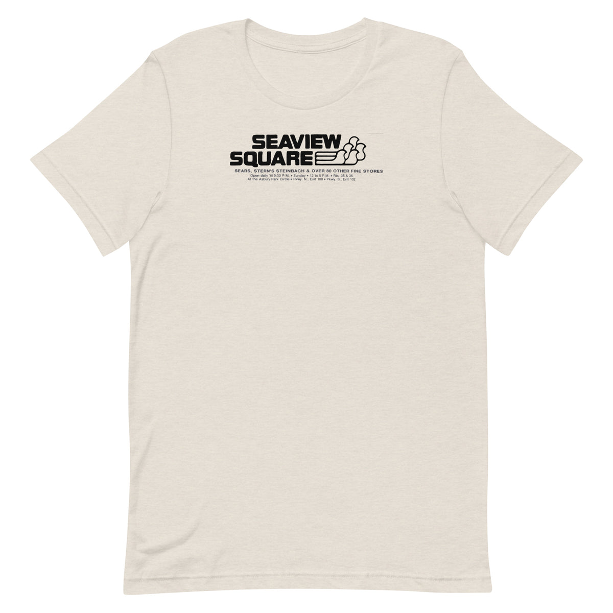 Seaview Square Mall - OCEAN / NEPTUNE - Unisex t-shirt Heather Dust
