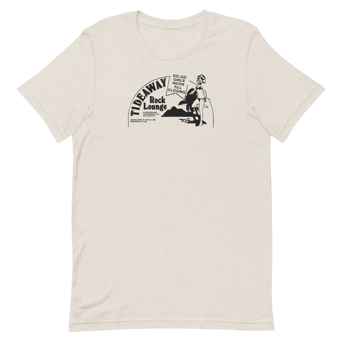 Tideaway Rock Lounge - LONG BRANCH - Short-Sleeve Unisex T-Shirt
