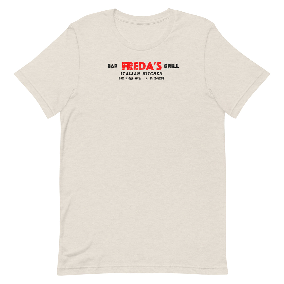 Freda's Italian Kitchen - ASBURY PARK - Unisex t-shirt Heather Dust
