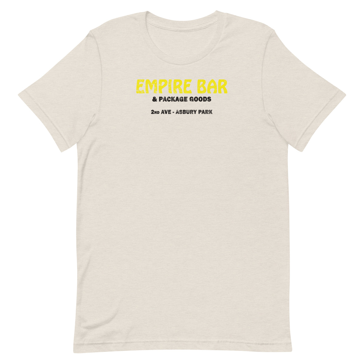 Empire Bar - ASBURY PARK - Unisex t-shirt Heather Dust