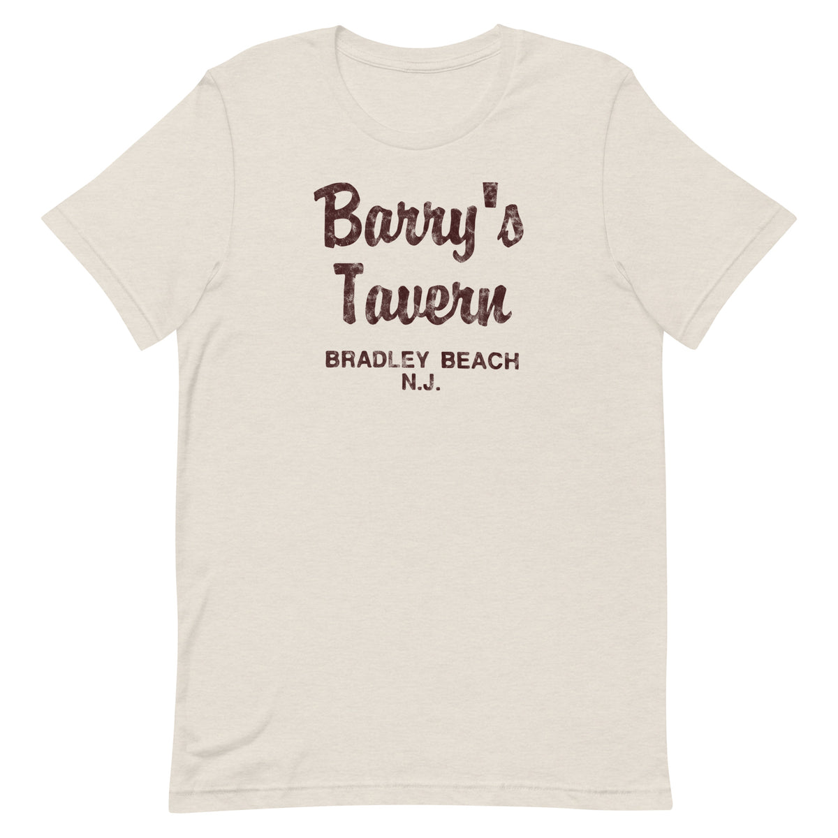 Barry's Tavern - BRADLEY BEACH - Unisex t-shirt Heather Dust
