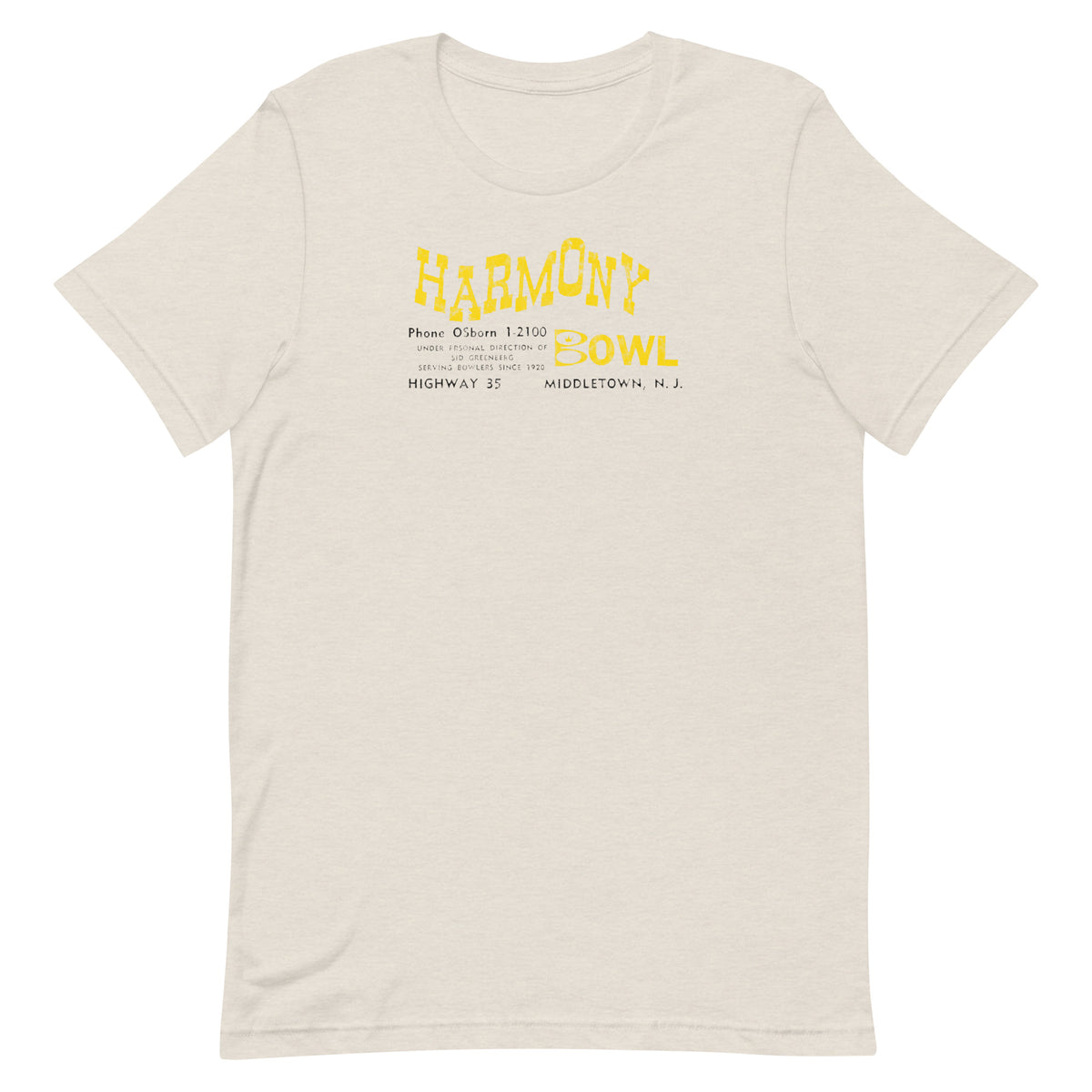 Harmony Bowl - MIDDLETOWN - Unisex t-shirt