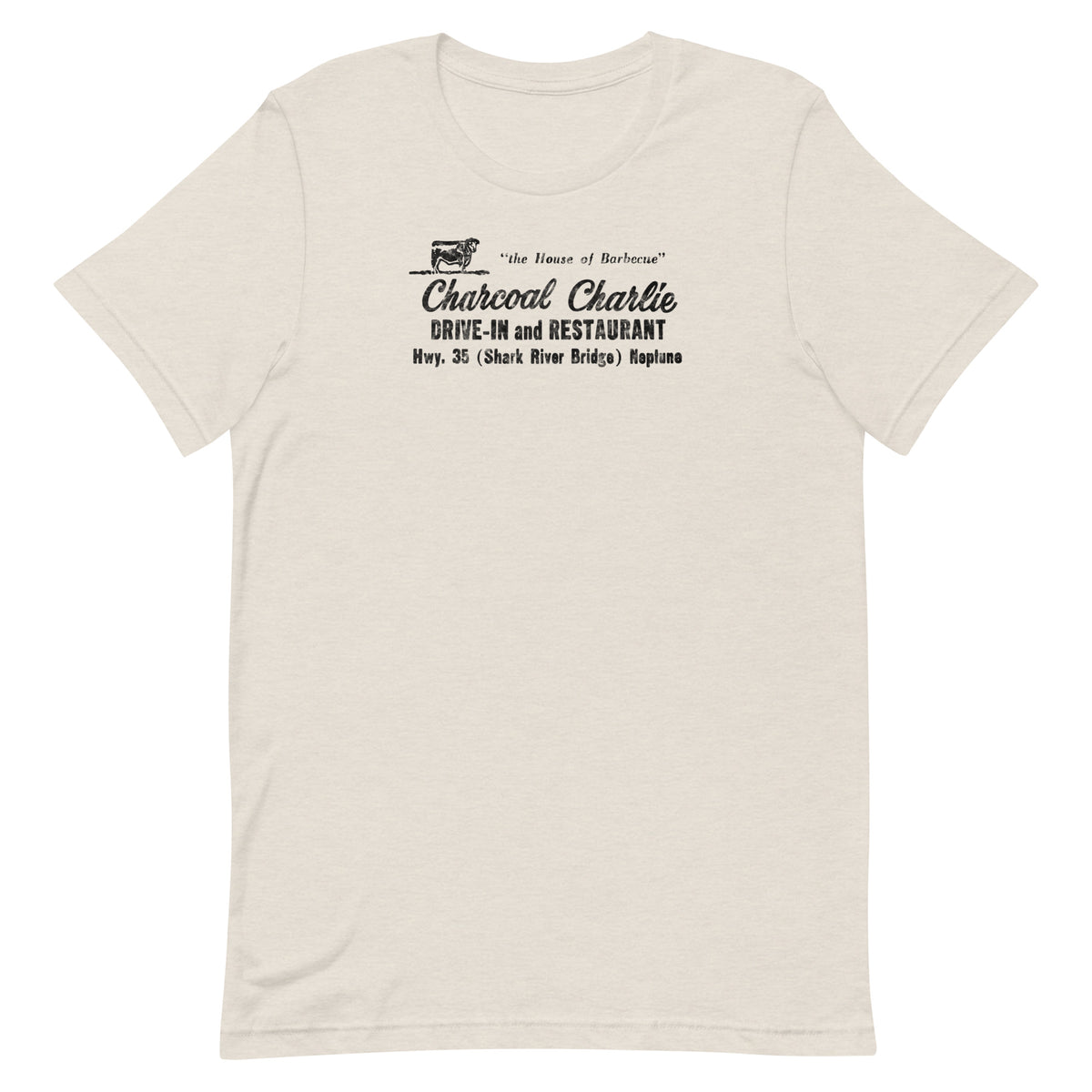 Charcoal Charlie - NEPTUNE - Unisex t-shirt Heather Dust