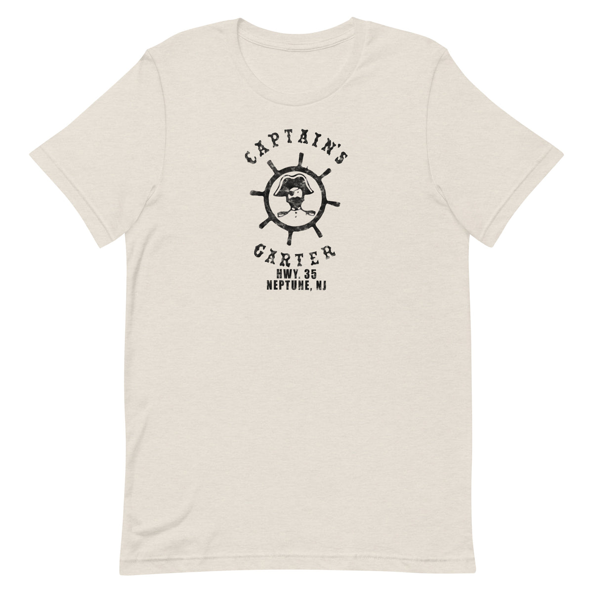 Captain's Garter - NEPTUNE - Unisex t-shirt Heather Dust