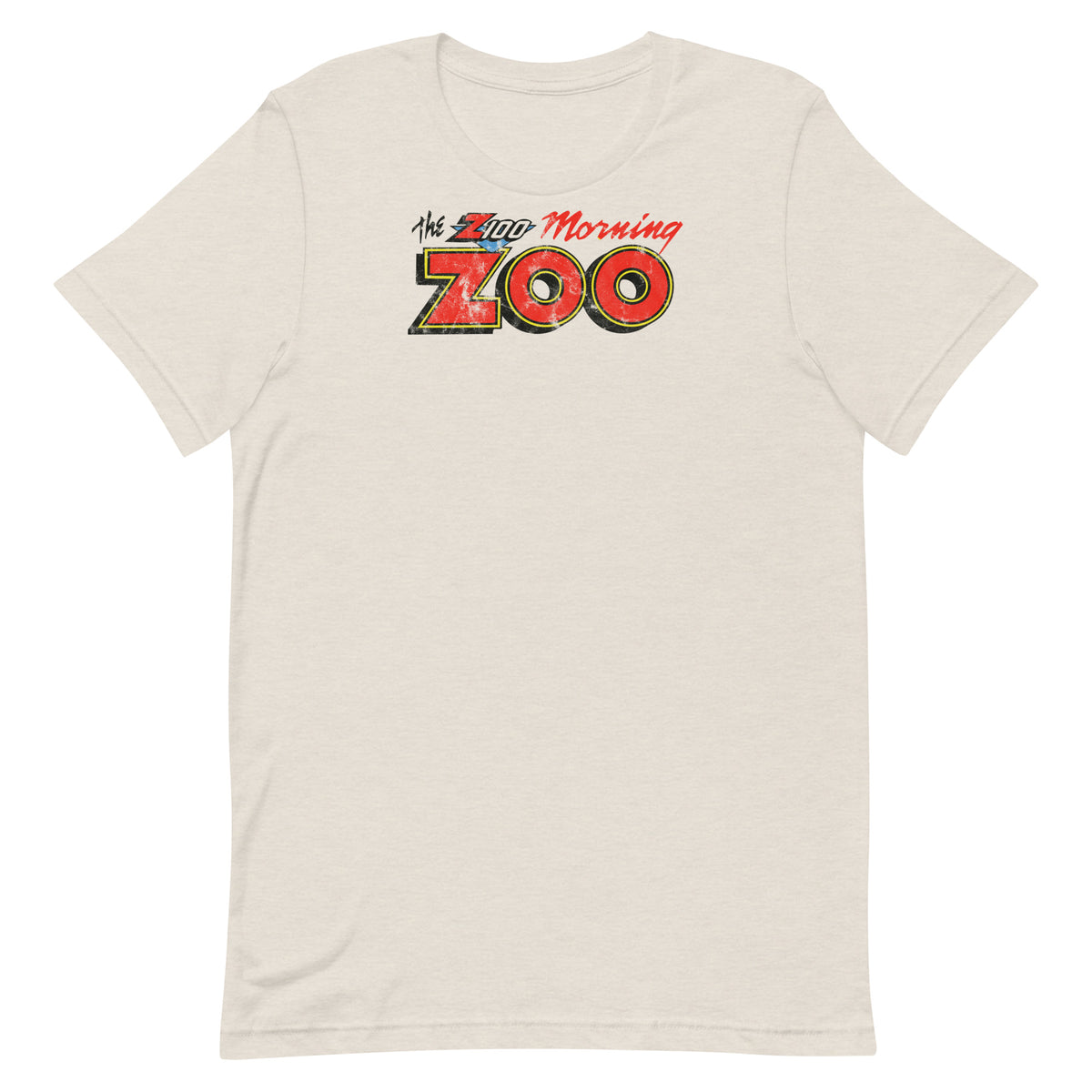 The Z100 Morning Zoo - NEW JERSEY / NEW YORK / CONNECTICUT - Unisex t-shirt Heather Dust