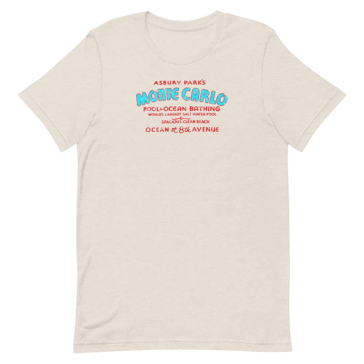 Monte Carlo Pool - ASBURY PARK - Unisex t-shirt