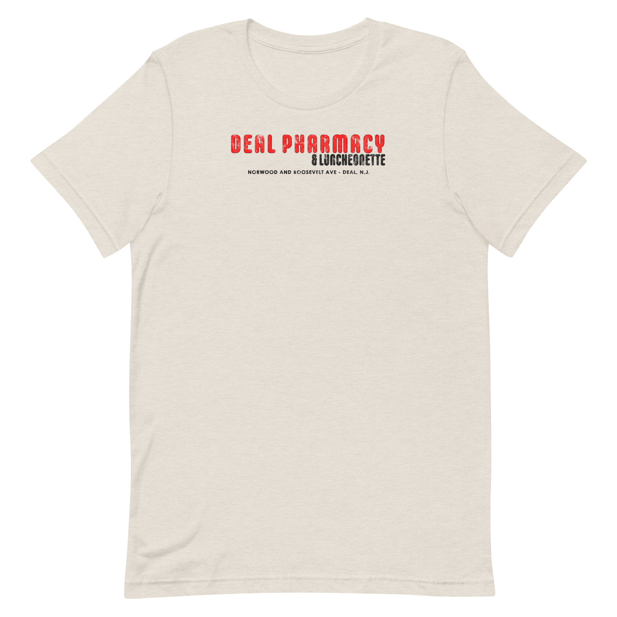 Deal Pharmacy & Luncheonette - DEAL - Unisex t-shirt