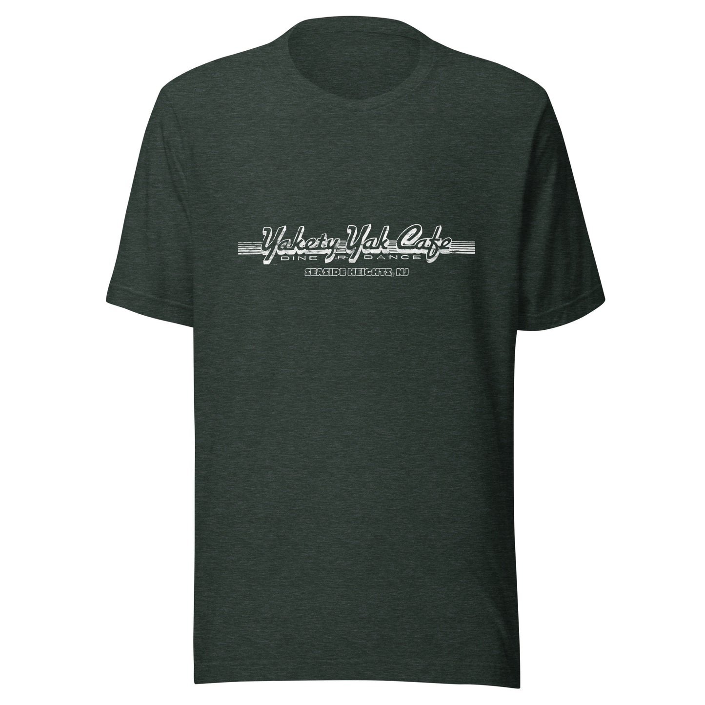 Yakety Yak Cafe - SEASIDE HEIGHTS - Unisex t-shirt Heather Forest