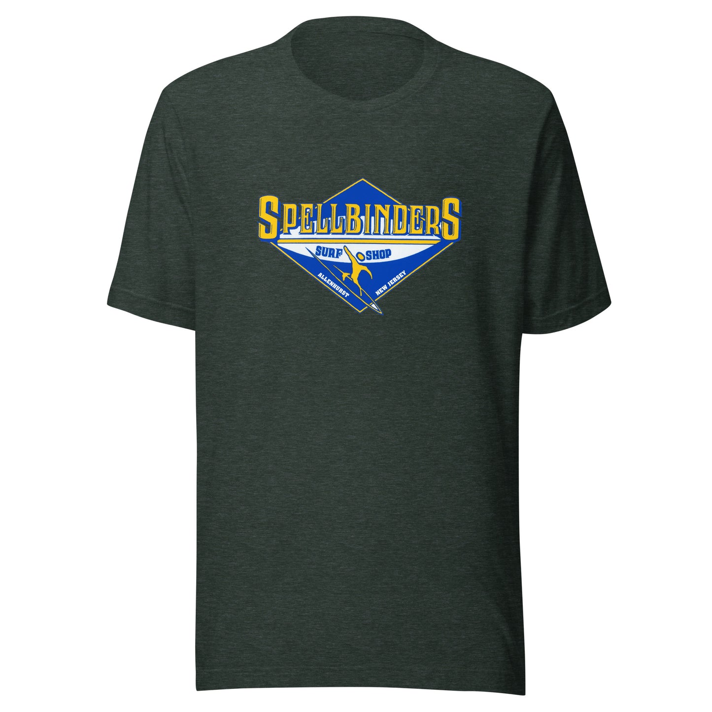 Spellbinder's Surf & Snow - ALLENHURST - Unisex t-shirt Heather Forest