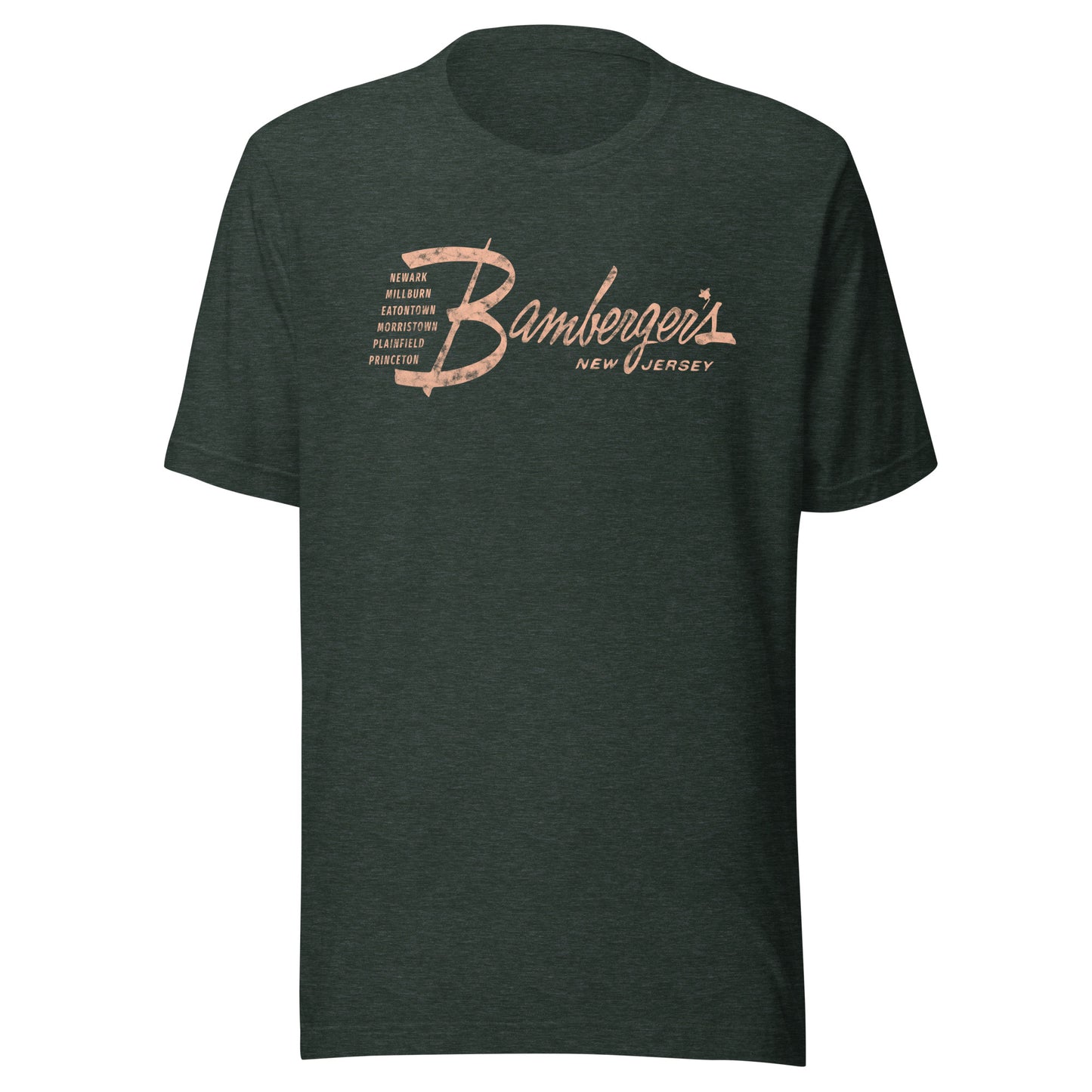 Bamberger's - NEW JERSEY - Unisex t-shirt Heather Forest