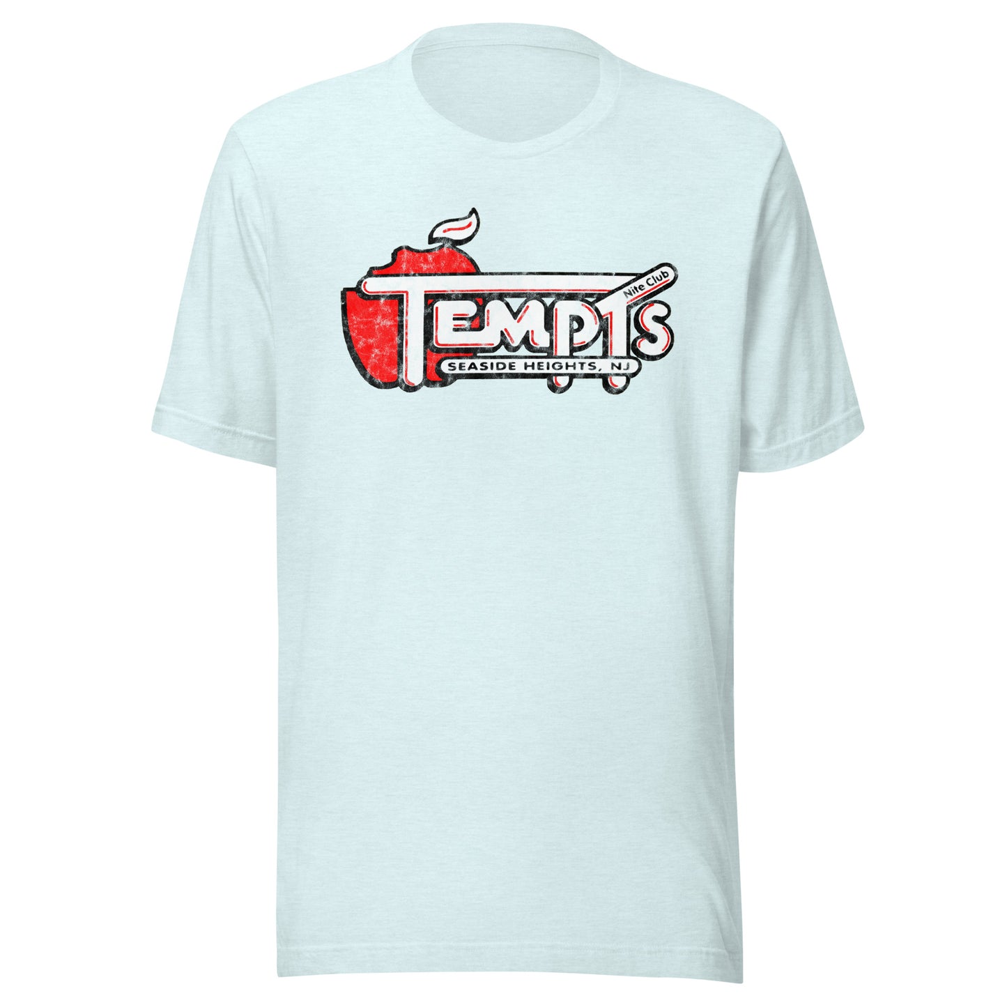 Temptations Nite Club - SEASIDE HEIGHTS - Unisex t-shirt Heather Ice Blue