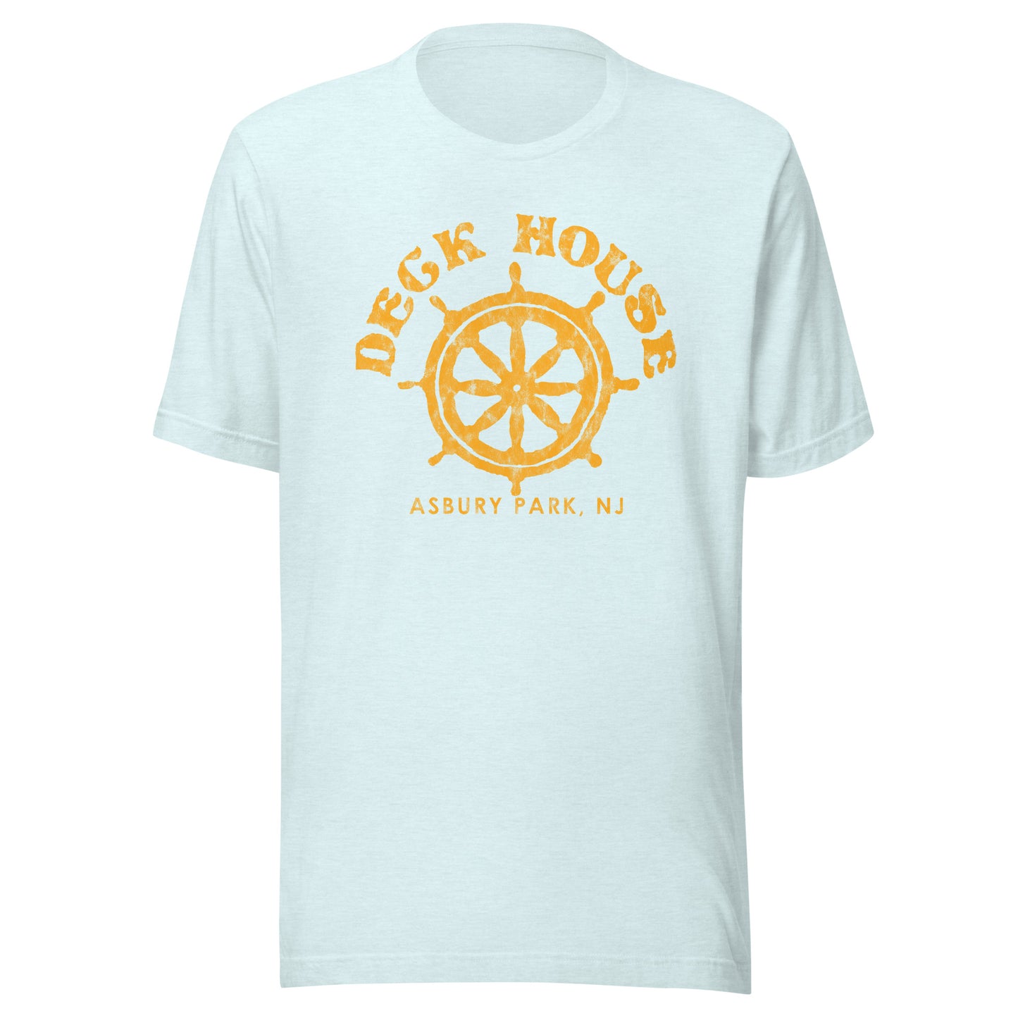 Deck House - ASBURY PARK - Unisex t-shirt Heather Ice Blue