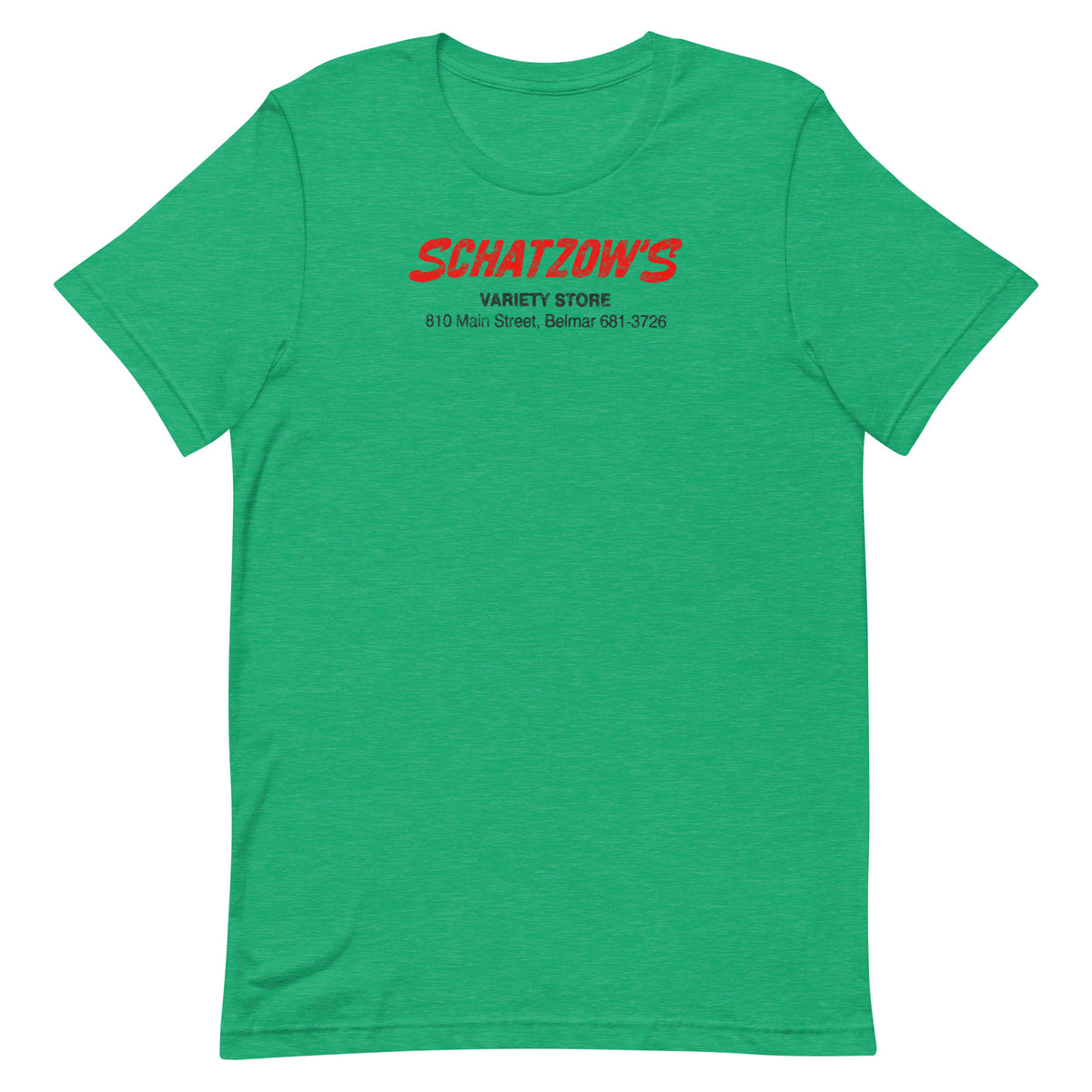 Schatzow's Variety Store - BELMAR - Unisex t-shirt Heather Kelly
