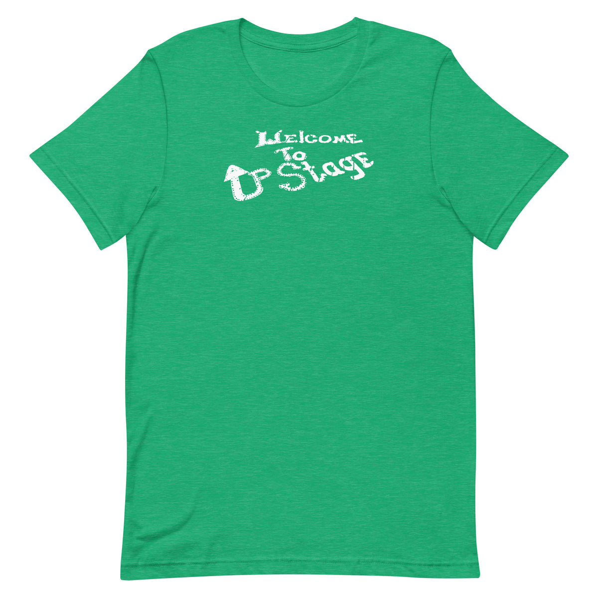 Upstage Club (White Logo) - ASBURY PARK - Unisex t-shirt Heather Kelly