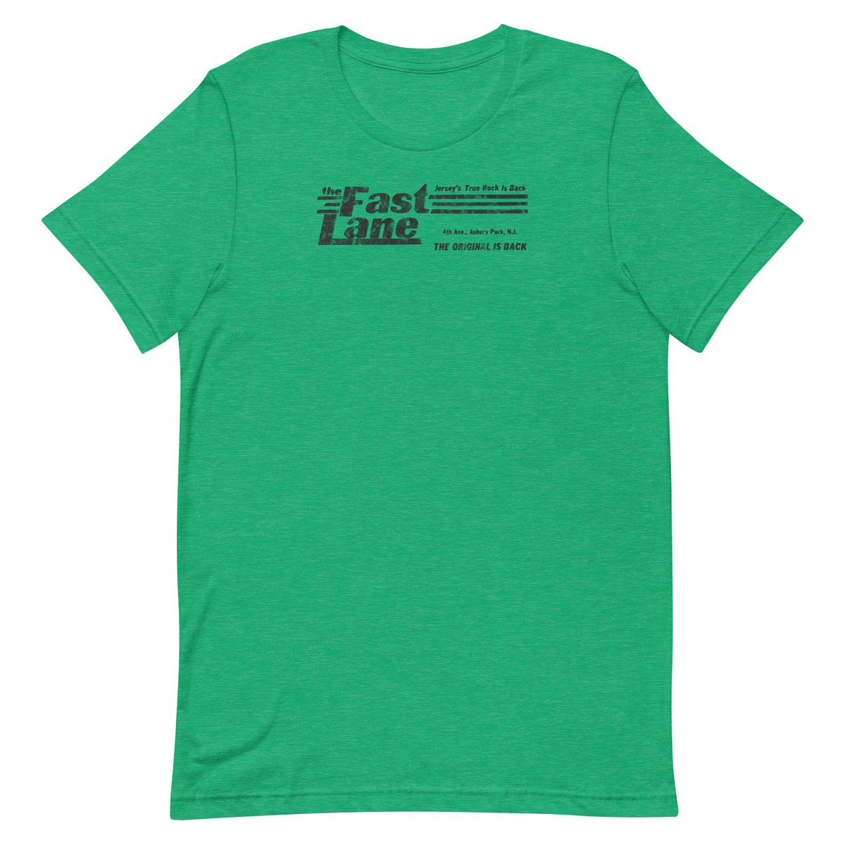 The Fast Lane (Black Logo) - ASBURY PARK - Unisex t-shirt Heather Kelly