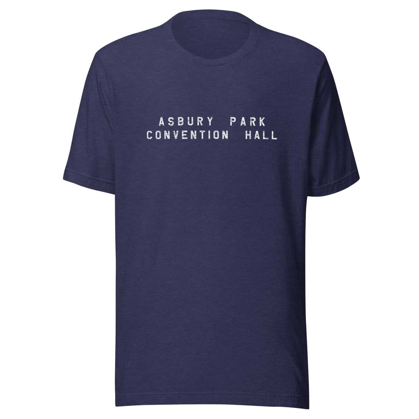Convention Hall - ASBURY PARK - Unisex t-shirt Heather Midnight Navy