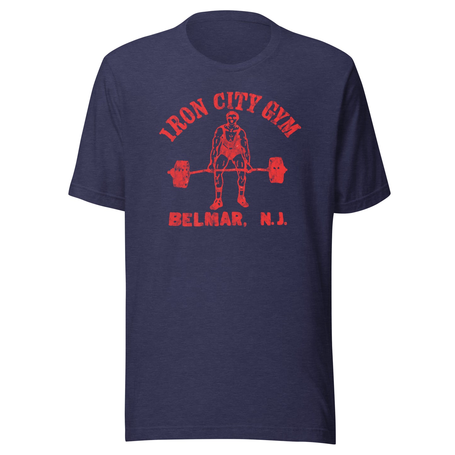 Iron City Gym - BELMAR - Unisex t-shirt Heather Midnight Navy