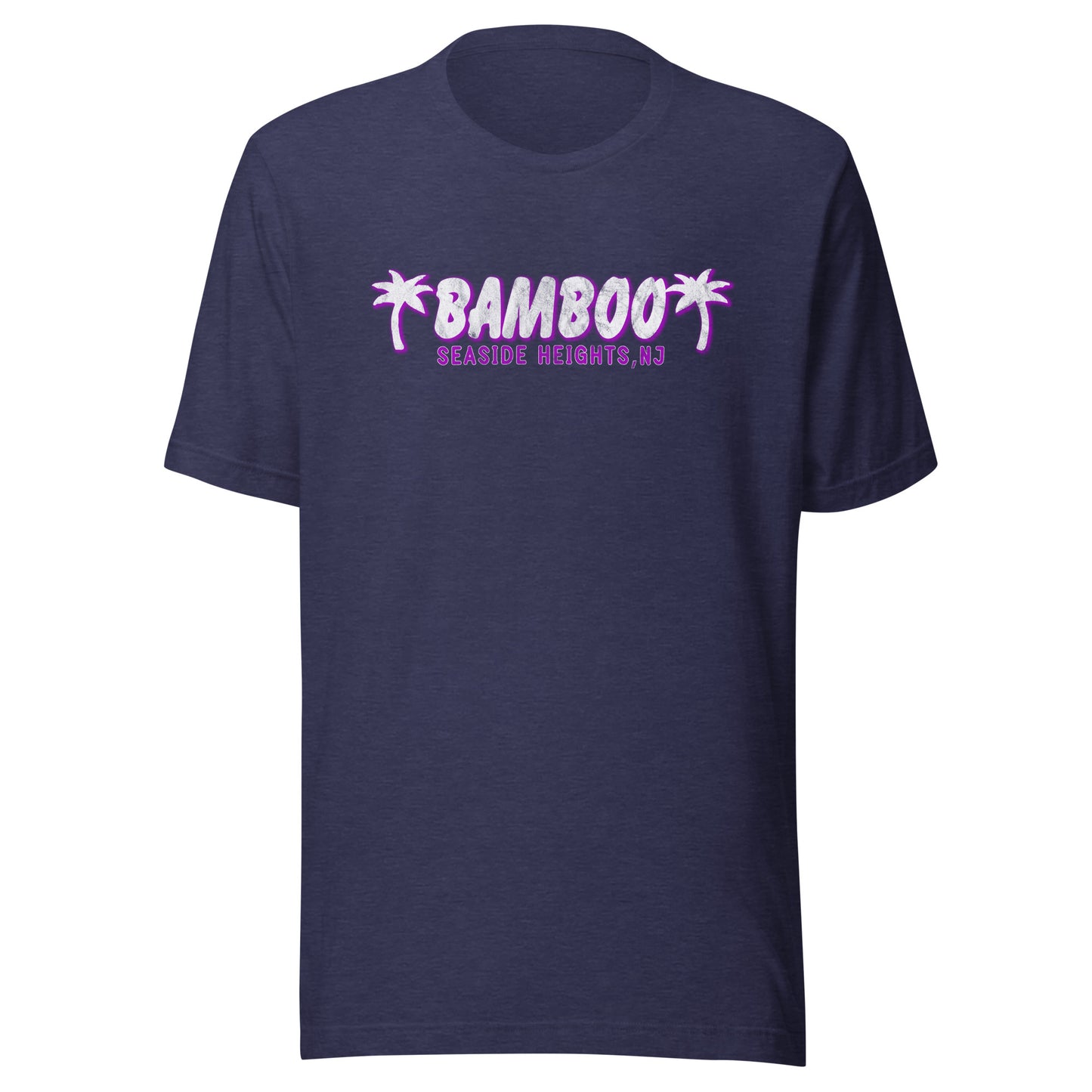 Bamboo - SEASIDE HEIGHTS - Unisex t-shirt Heather Midnight Navy