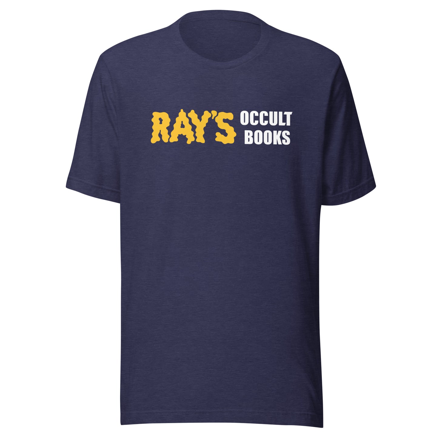 Ray's Occult Books - Unisex t-shirt Heather Midnight Navy