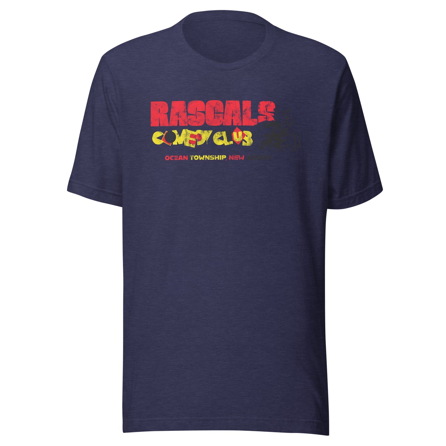 Rascals Comedy Club - OCEAN - Short sleeve t-shirt Heather Midnight Navy