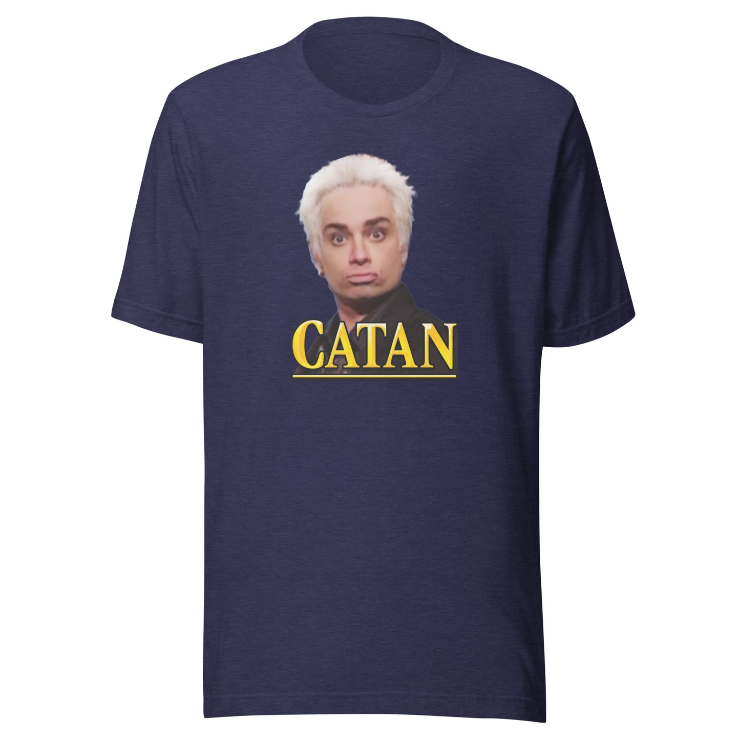 Kattan x Catan - Unisex t-shirt Heather Midnight Navy