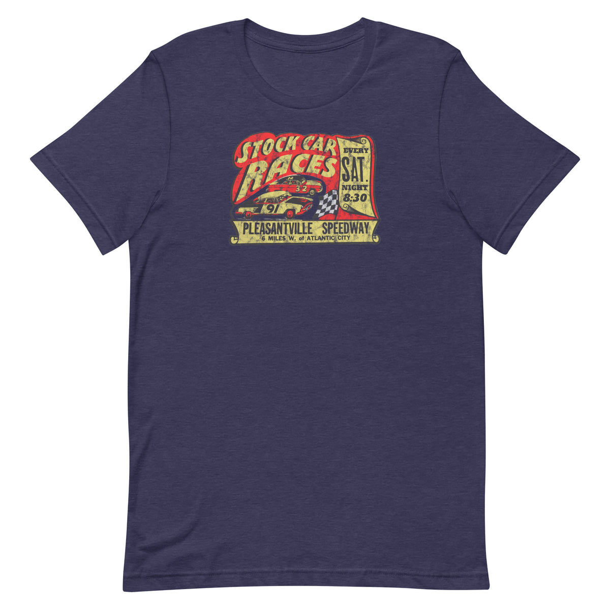 Pleasantville Speedway - PLEASANTVILLE - Unisex t-shirt