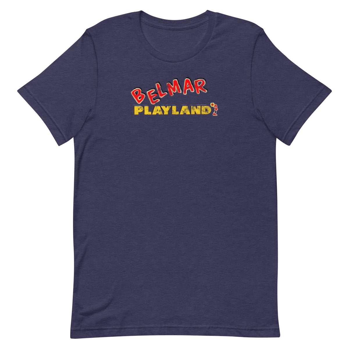 Belmar Playland - BELMAR - Unisex t-shirt Heather Midnight Navy