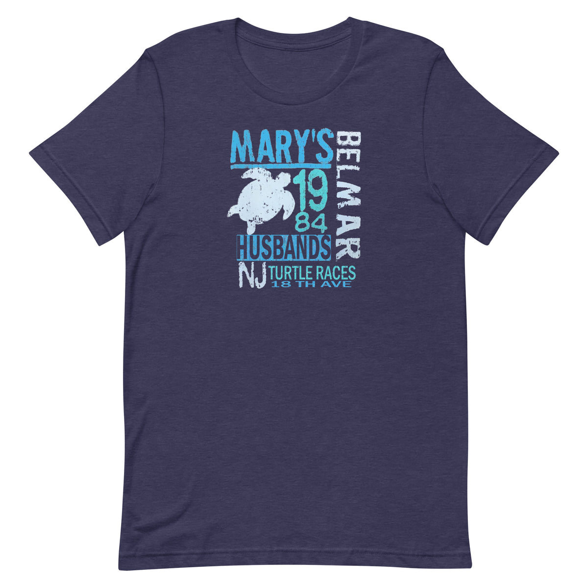 Mary's Husband's Pub (Turtle Races '84) - BELMAR - Short sleeve t-shirt