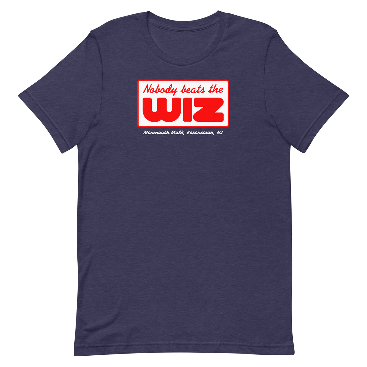 Nobody Beats The Wiz - EATONTOWN - MONMOUTH MALL - Unisex t-shirt